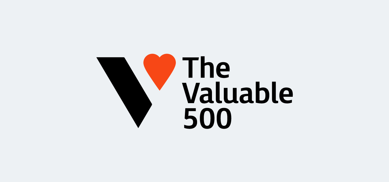 The valuable 500 logo