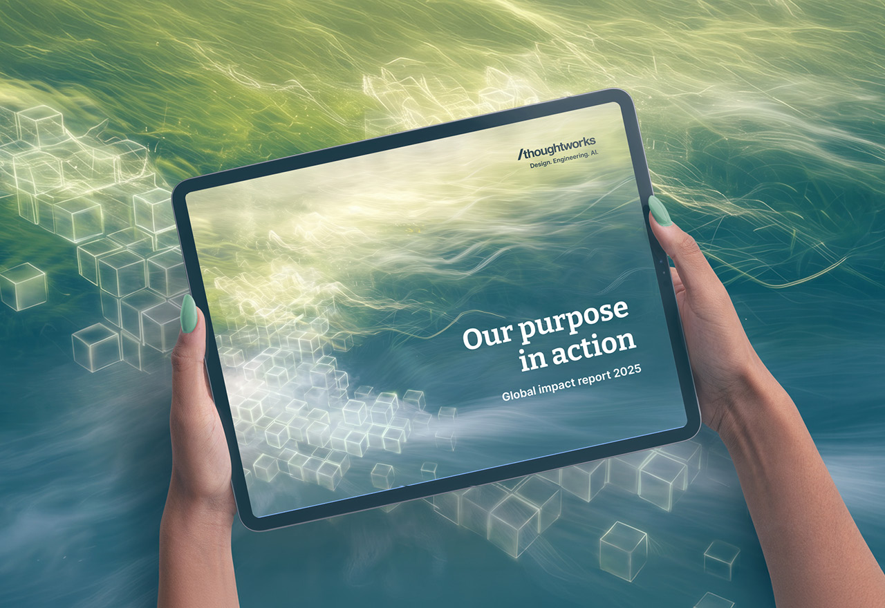 Abstract illustrations from the Global Impact Report 