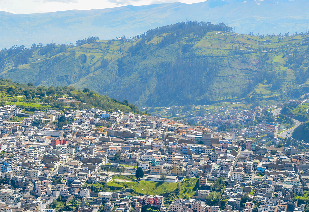 Imagen del paisaje de Ecuador
