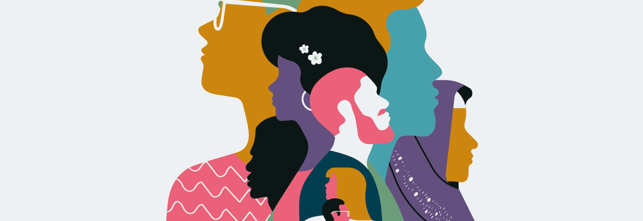 Illustration of diverse people Illustration of diverse people