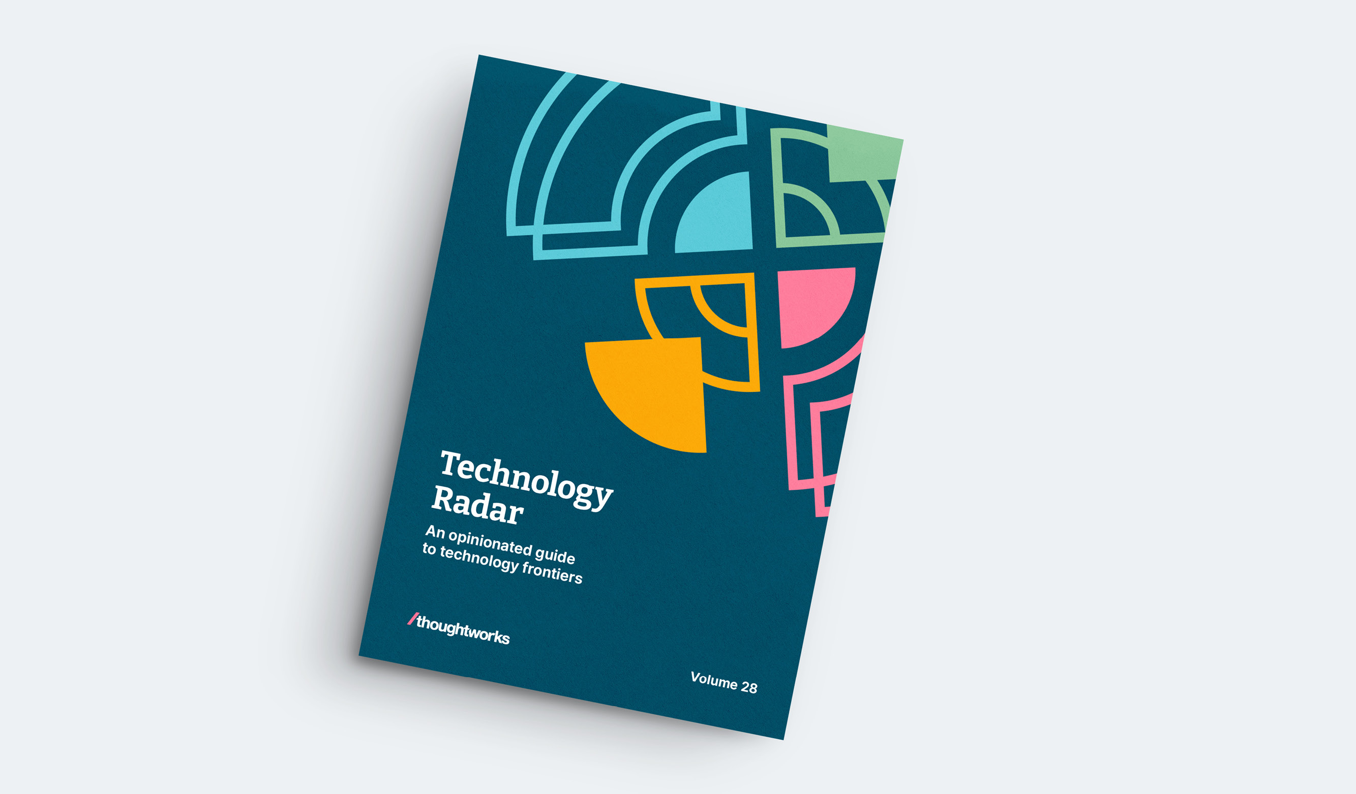 Technology radar report cover Technology radar report cover