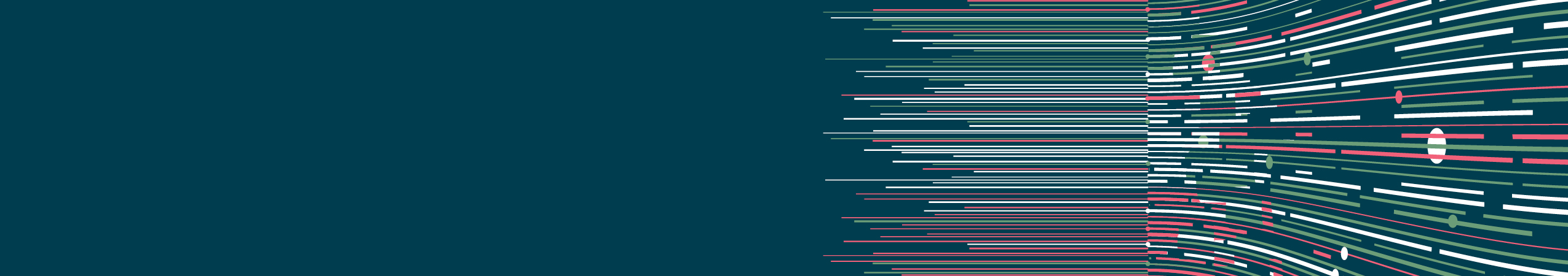 and abstract illustrator showing lines converging to points representing data