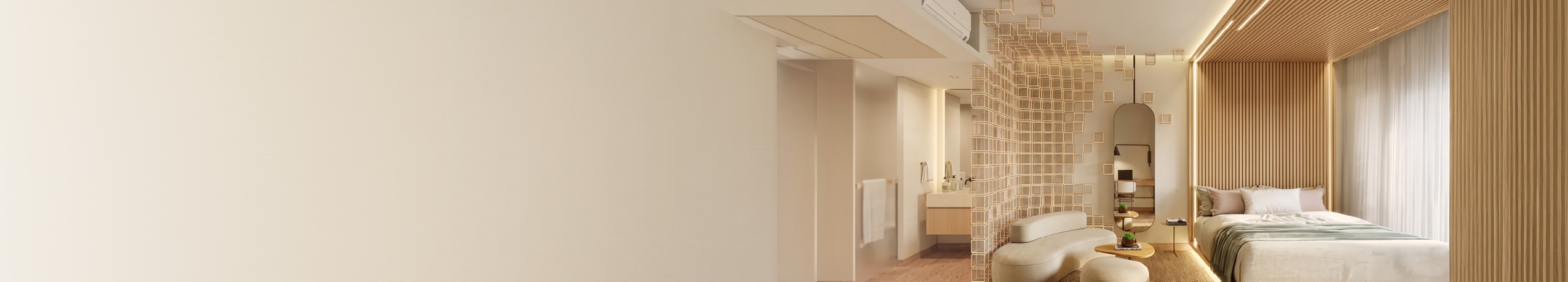 Image of a luxury hotel room