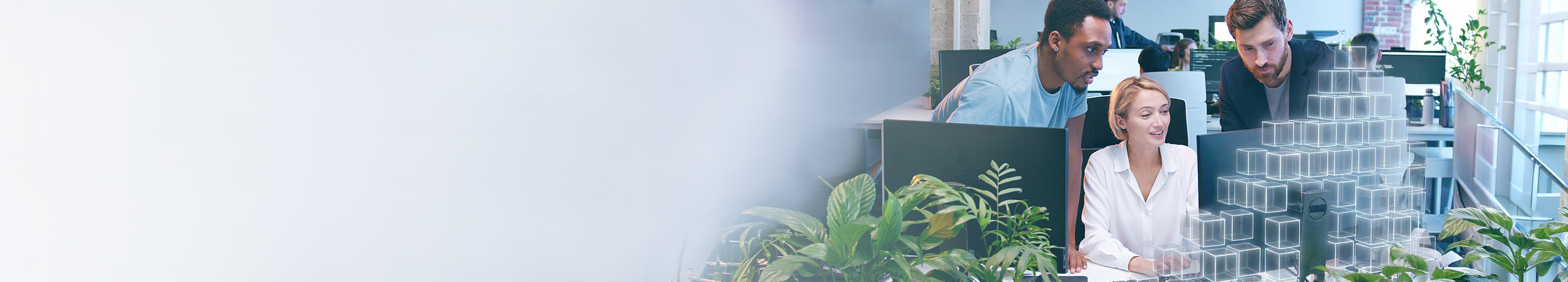 Employees in an office