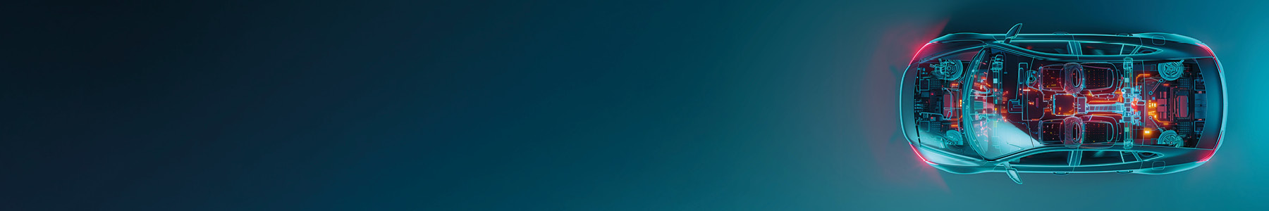 Graphical representation of car from above