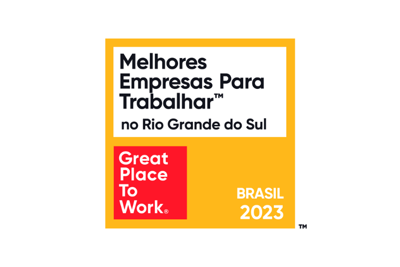 Selo Great Place to Work Rio Grande do Sul 2023