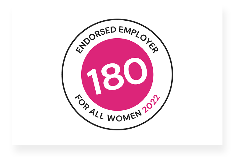 Work180 endorsed employer for women 2022 award