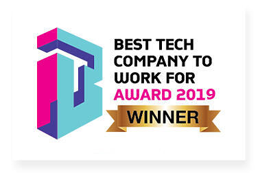 Best Tech Company To Work For Award 2019 Winner