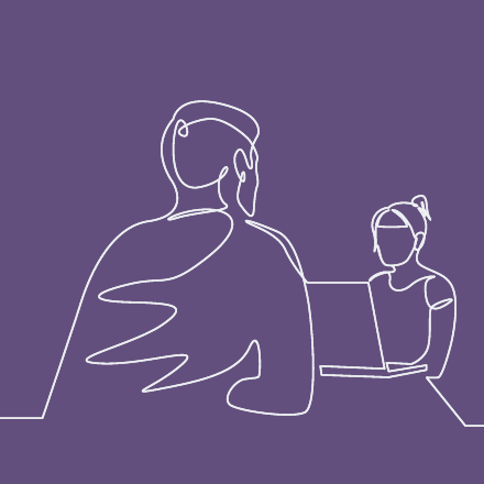 line illustration of buyer, nate line illustration of buyer, nate