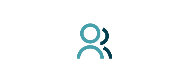 Grey background, icon depicting people Grey background, icon depicting people