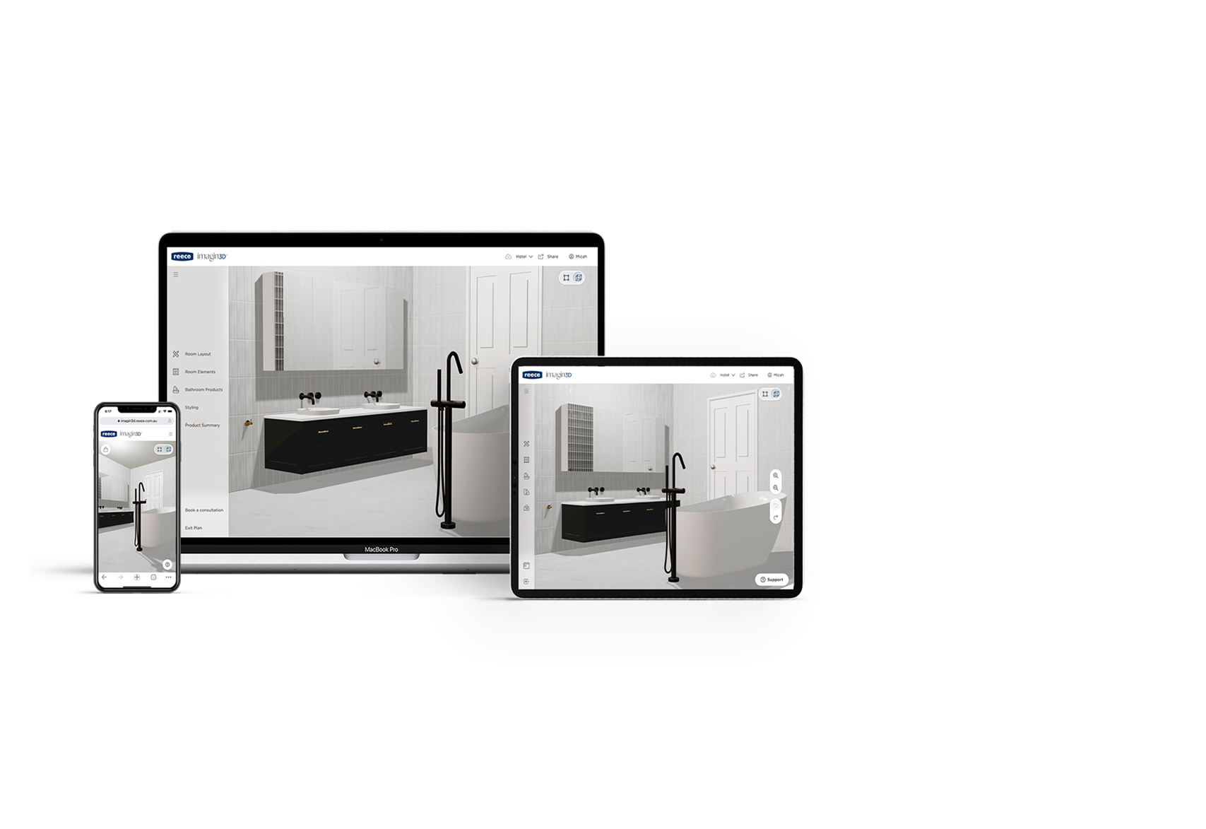 Reece Group: Modern 3D bathroom planner tool empowers customers to bring their best ideas to life