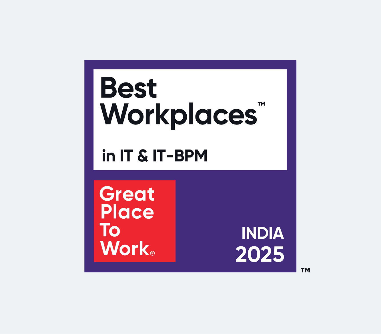 Top 100 Best Workplaces™ in IT & IT-BPM 2025, India