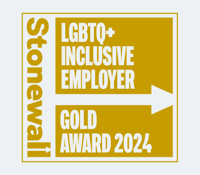 Stonewall - LGBTQ+ Inclusive Employer - Gold Award 2024 (UK)