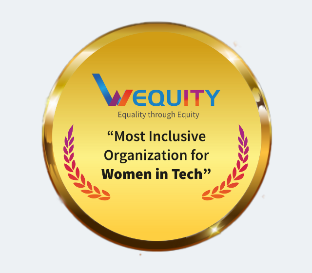Wequity - Most Inclusive Organization for Women in Tech 2024 (India)