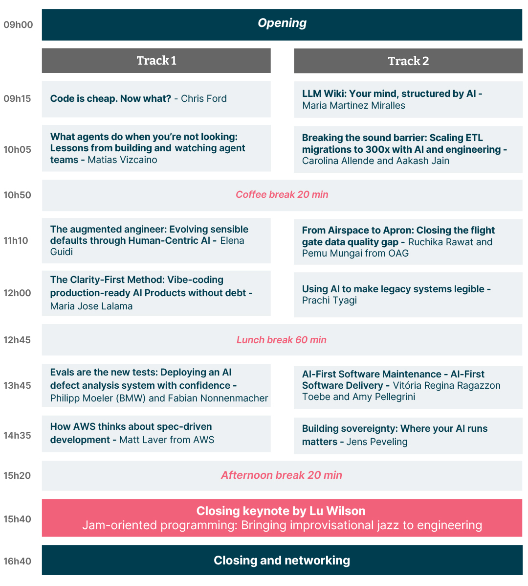 XConf Europe 2026 agenda