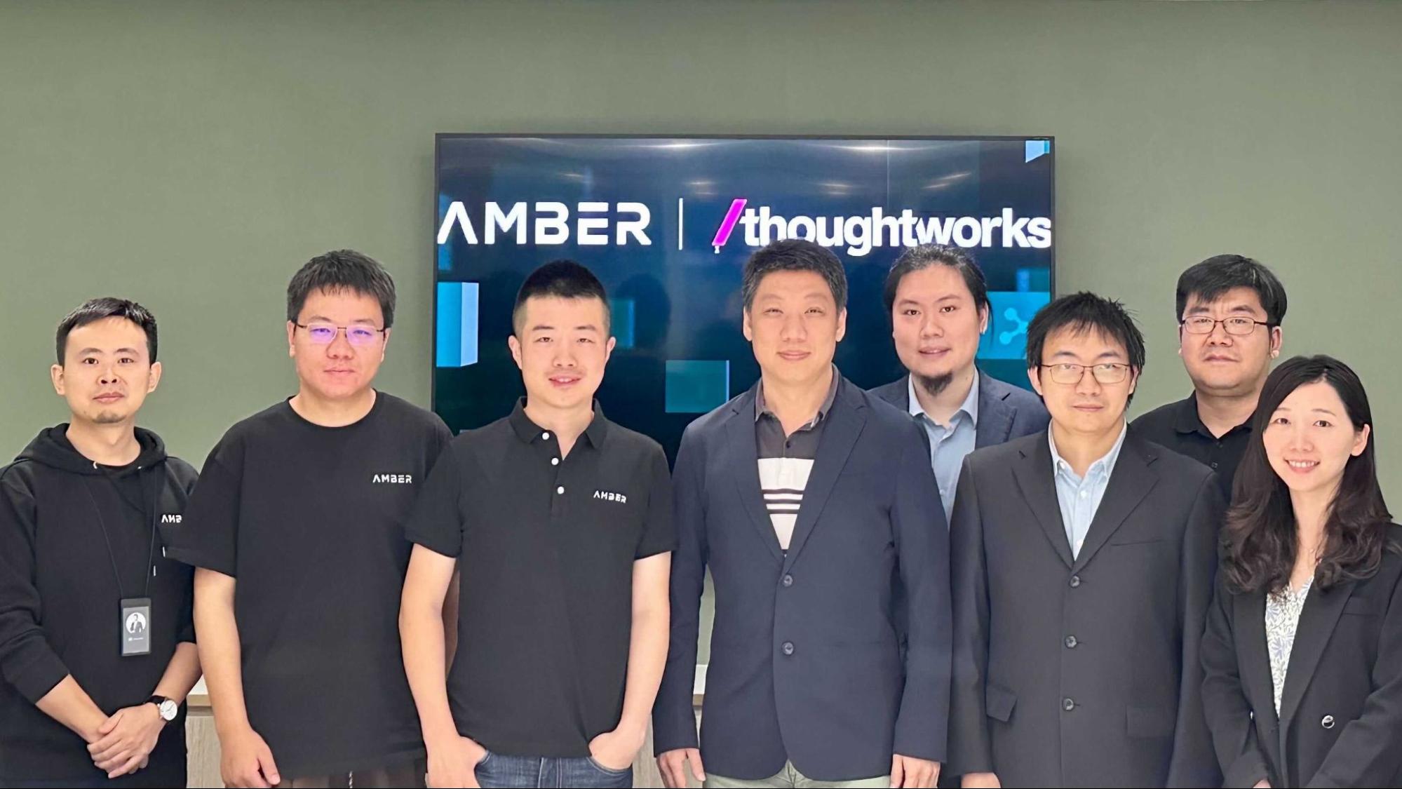 Amber Group and Thoughtworks teams meeting at Amber Office