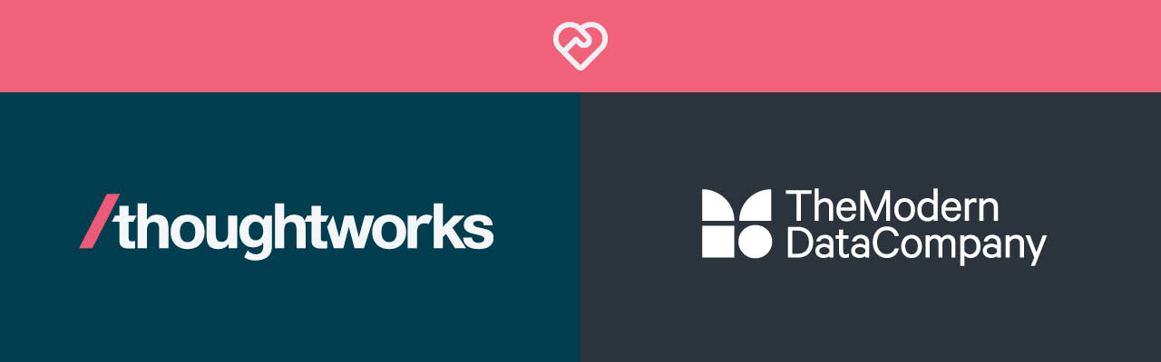 The Modern Data Company and Thoughtworks logo indicating collaboration