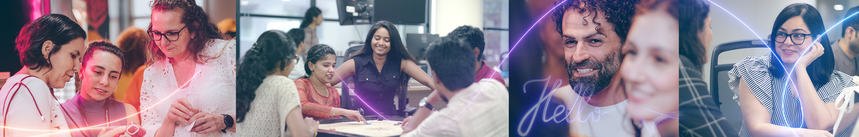 Thoughtworkers y alumni colaborando