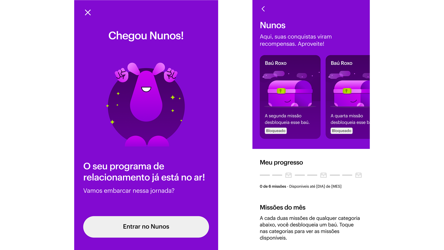 Nunos, programa de relacionamento do Nubank