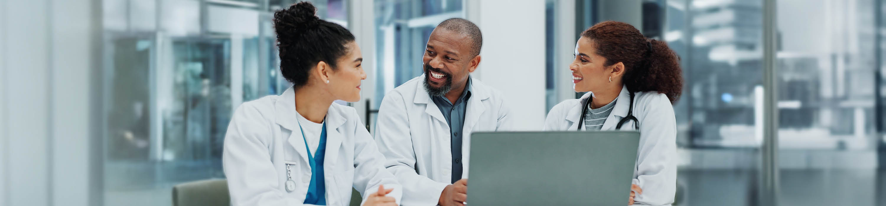 A group of doctors talking
