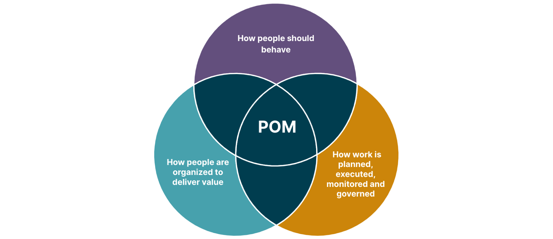 The POM covers three key areas