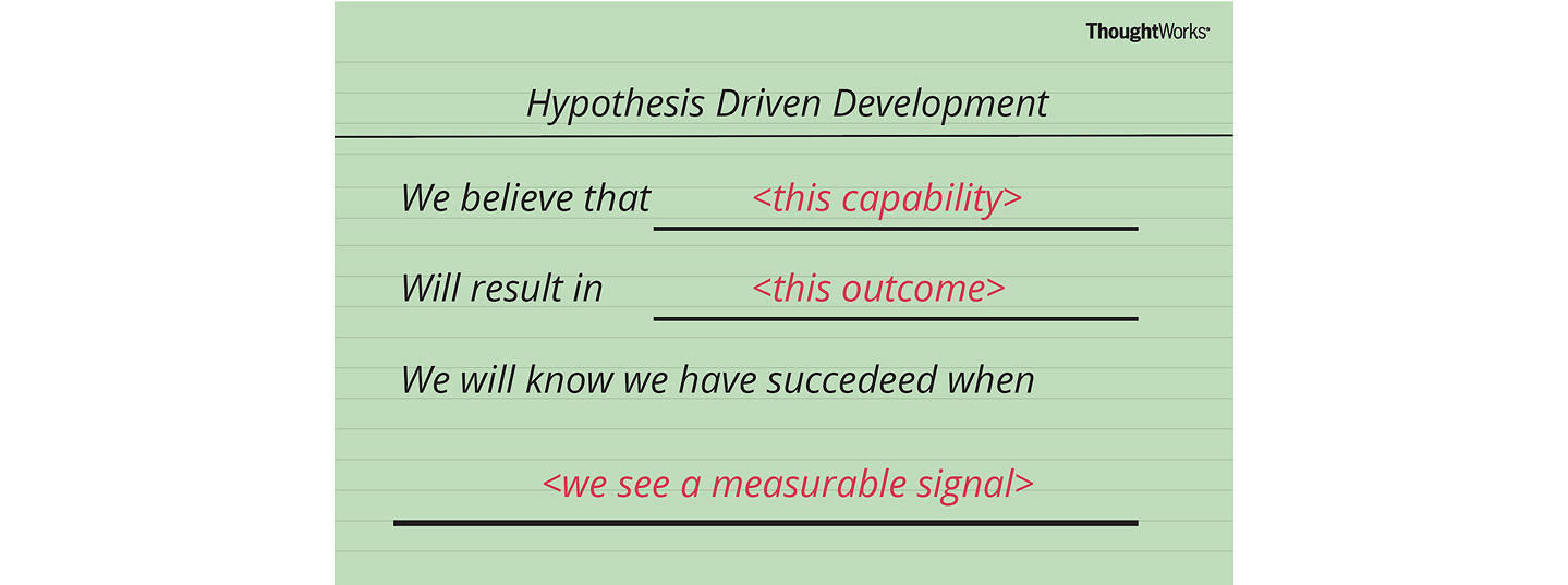 hypothesis driven meaning