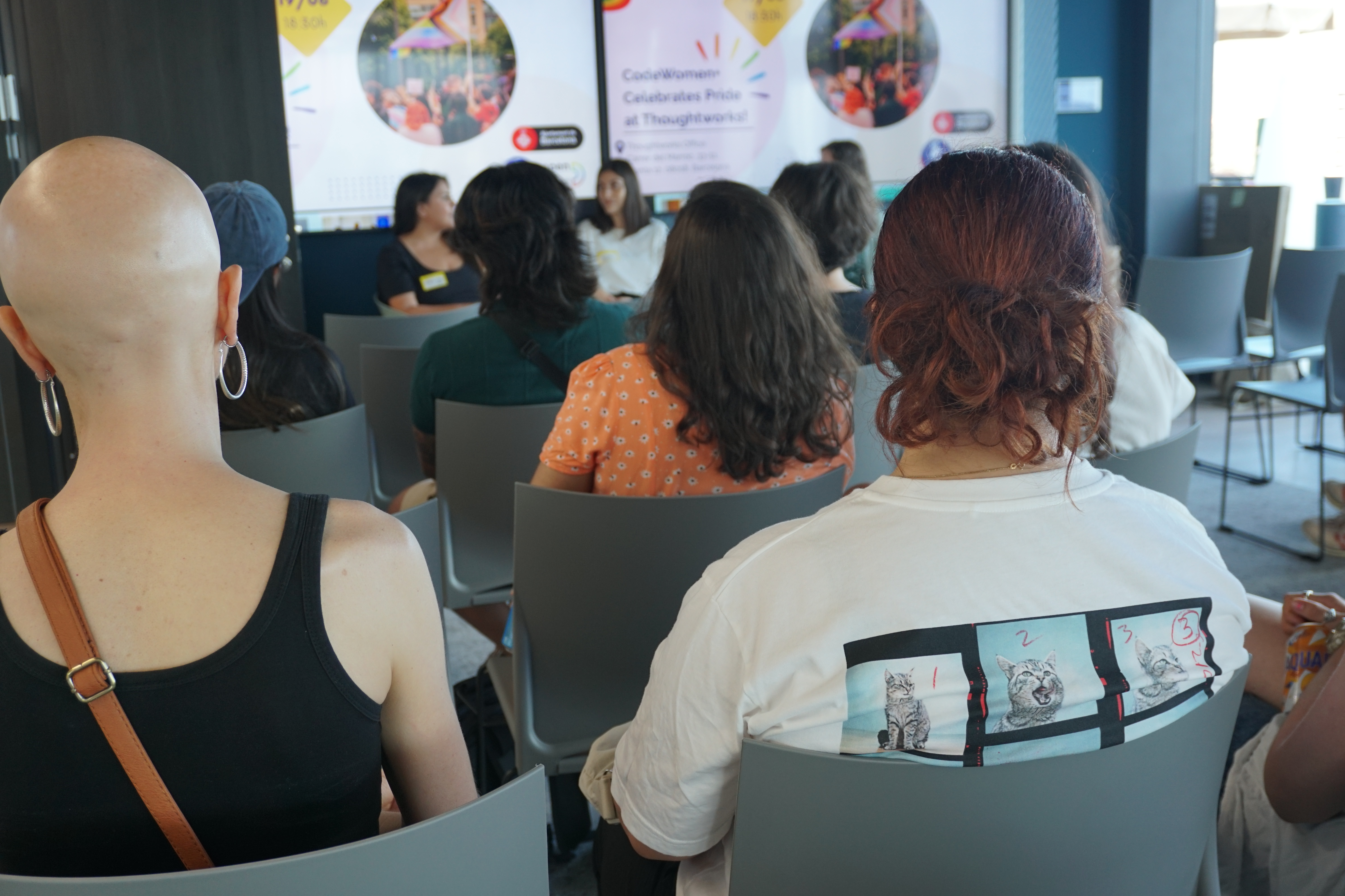 CodeWomen+ pride event in Barcelona