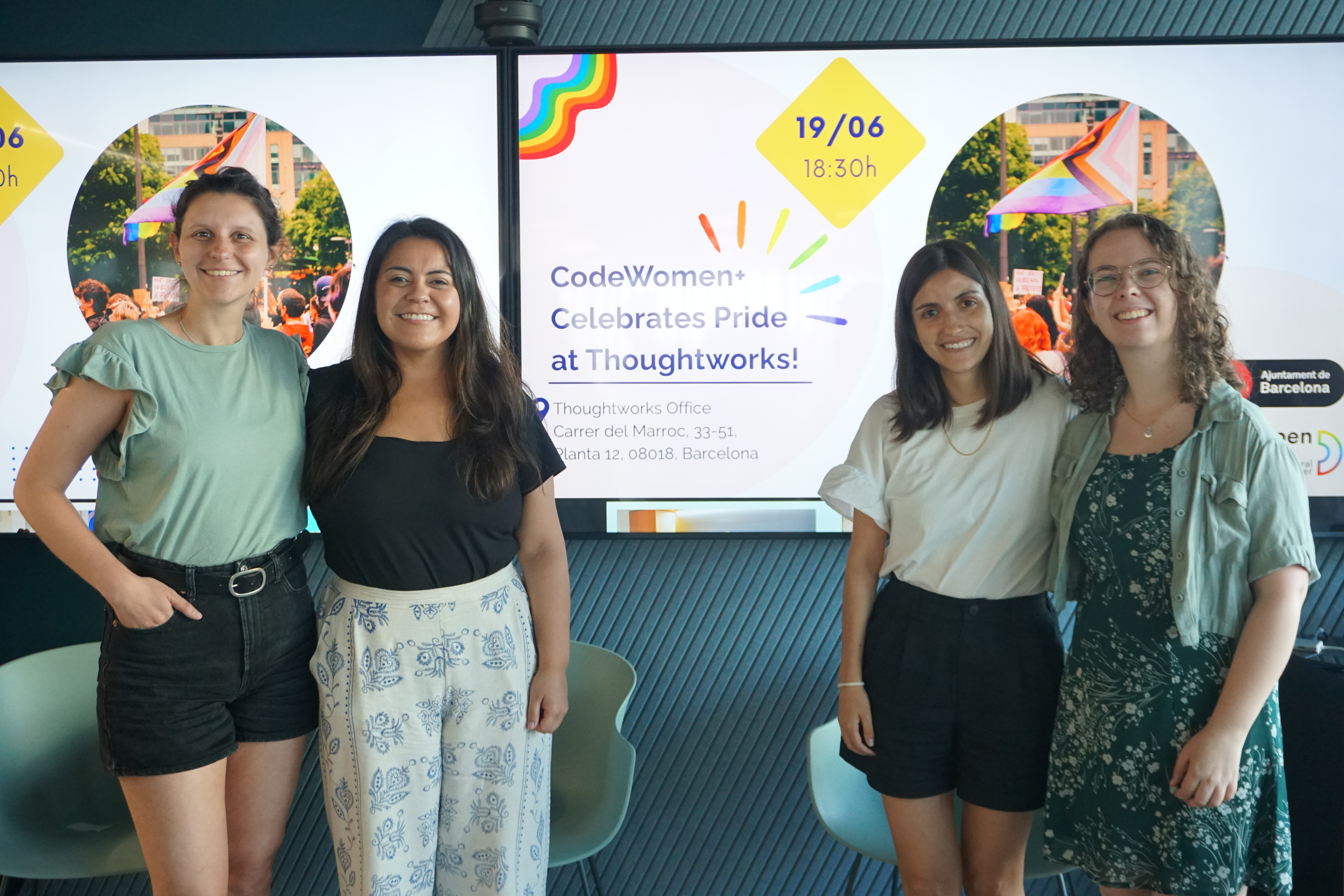 Codewomen+ Pride event at Barcelona