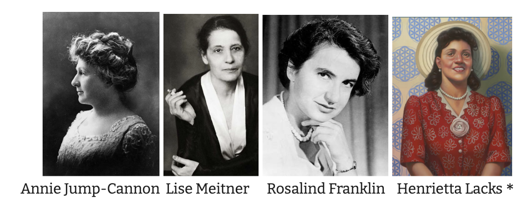 Images of famous women in STEM