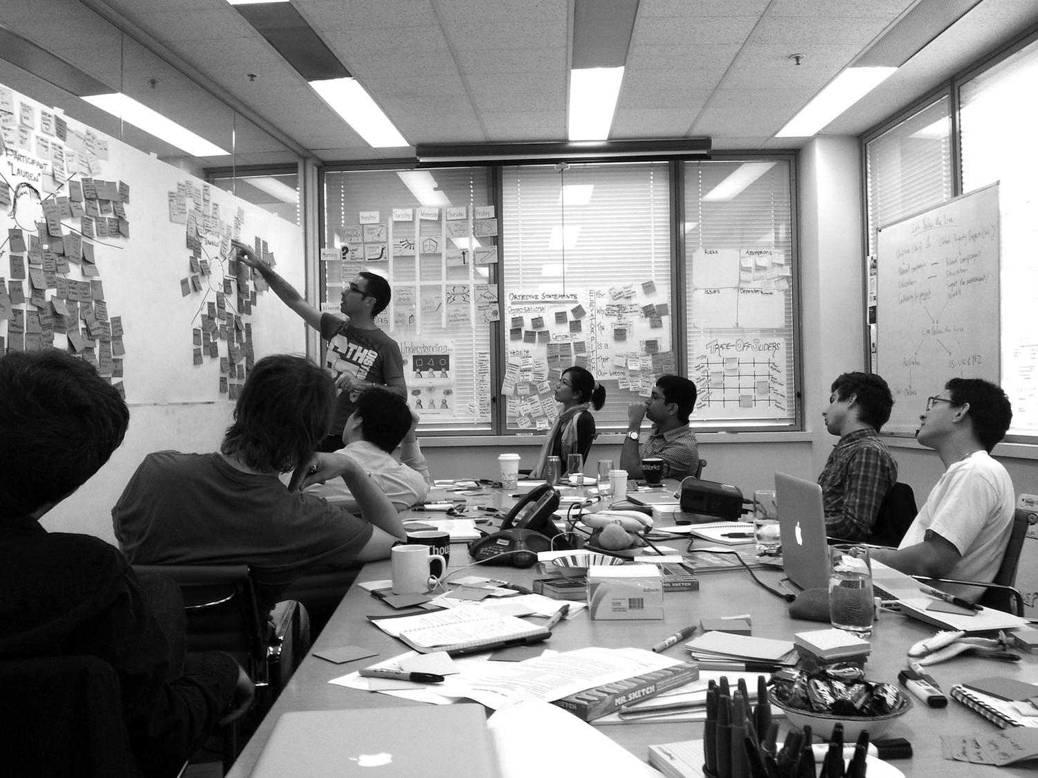 Team at work