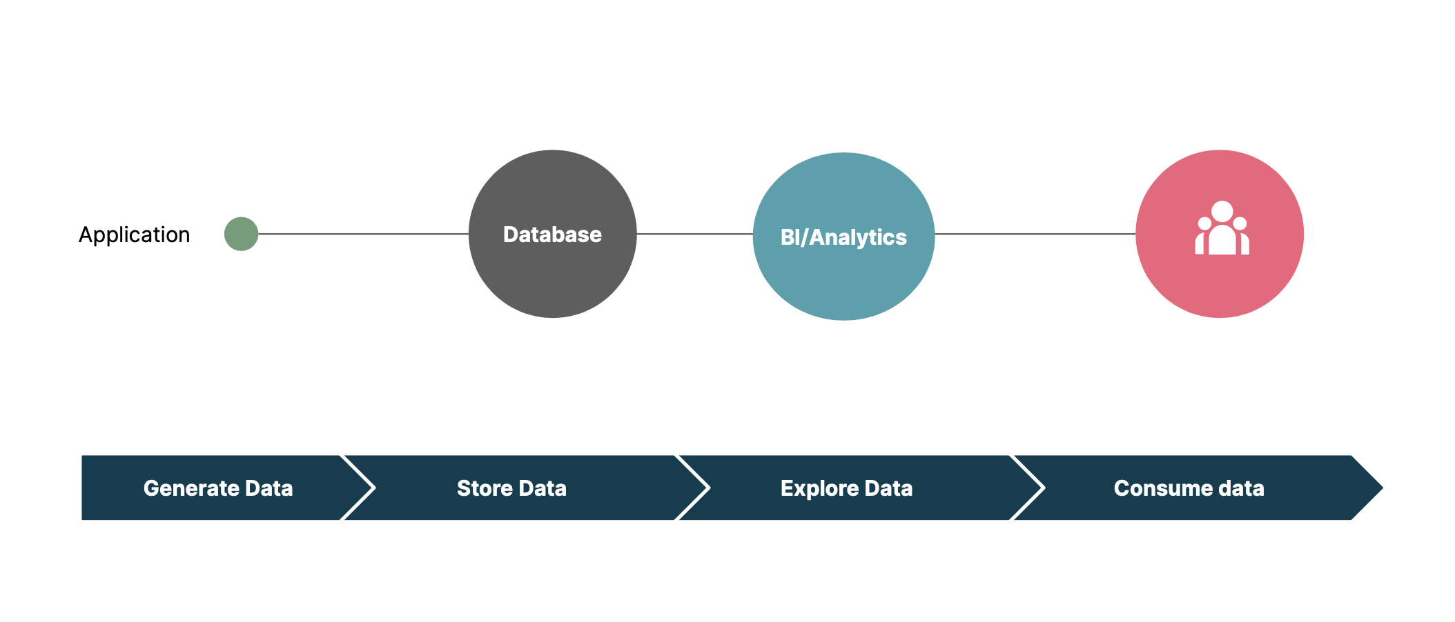 Diagram of unencrypted and open access data platform