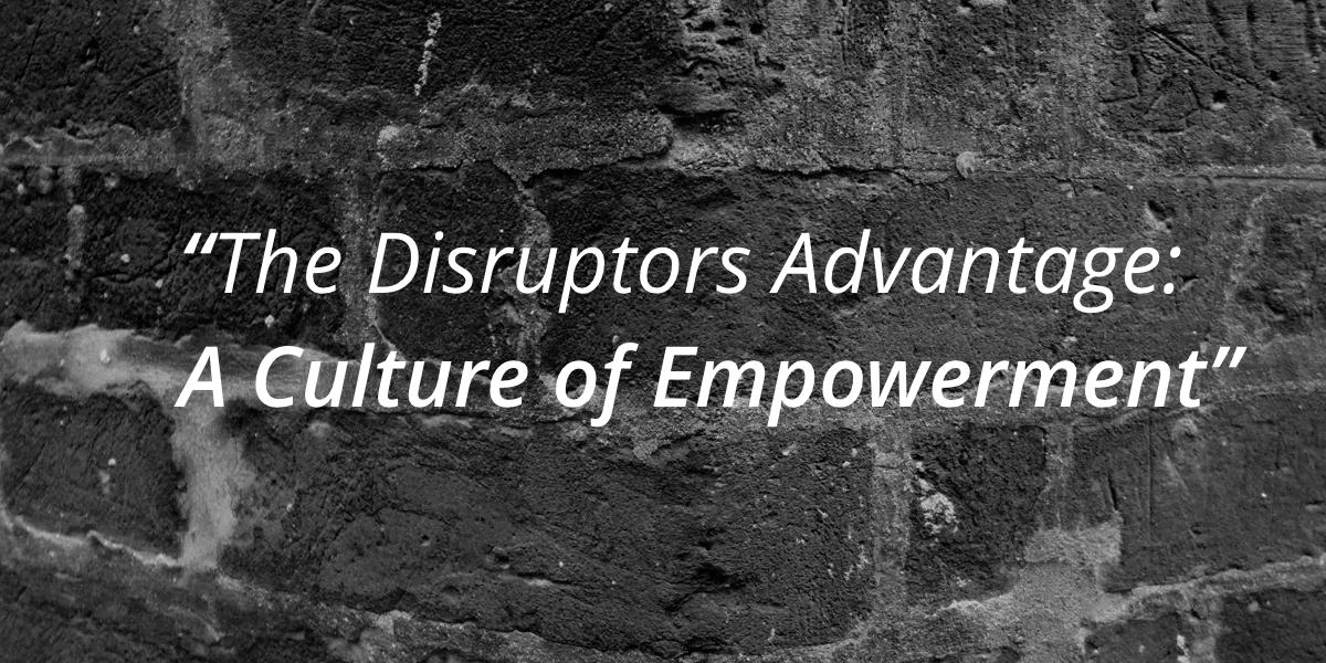 The Disrupters Advantage The Disrupters Advantage