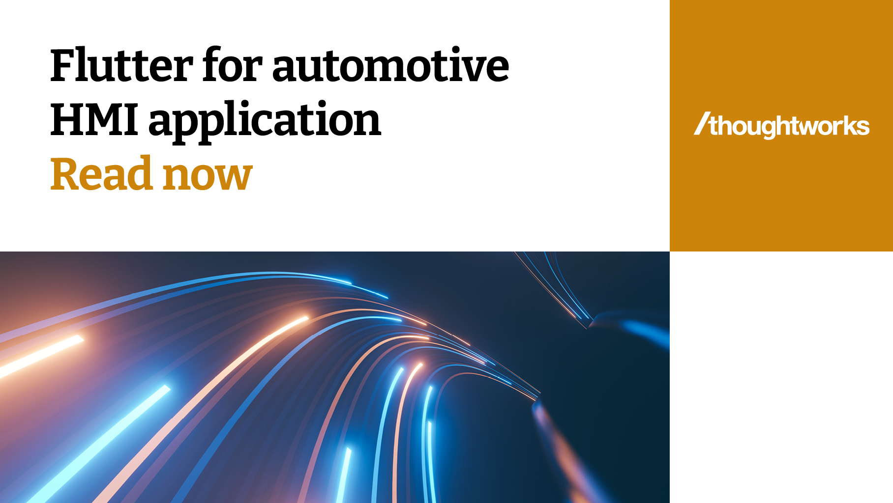 Flutter for automotive HMI applications | Thoughtworks United States