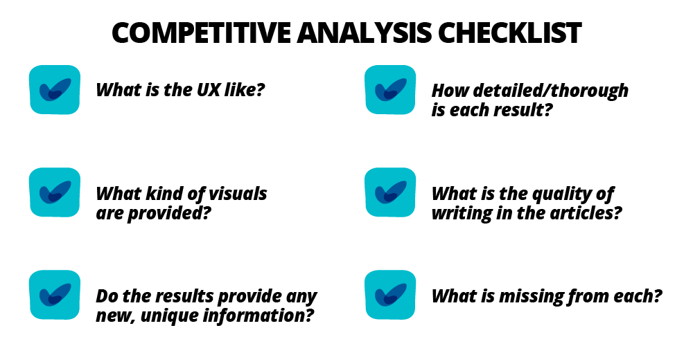 Competive Analysis Checklist for 10x Content Competive Analysis Checklist for 10x Content