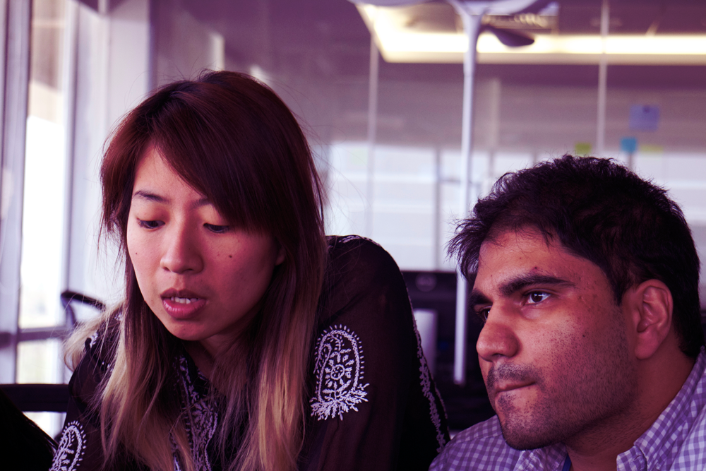 Just as two developers might pair, developers and designers can (and should) pair too.