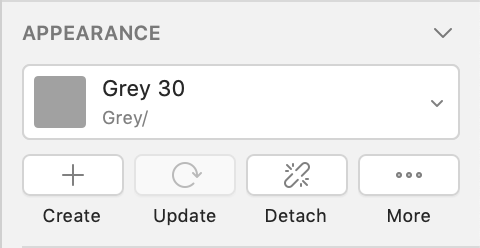 The shared layer menu
