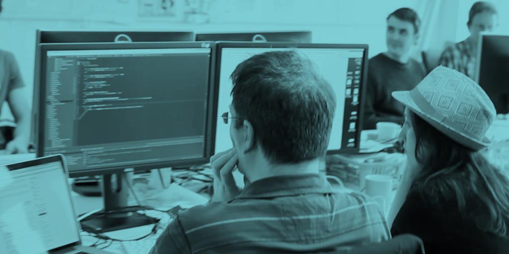 Developers are communicating primarily through code.