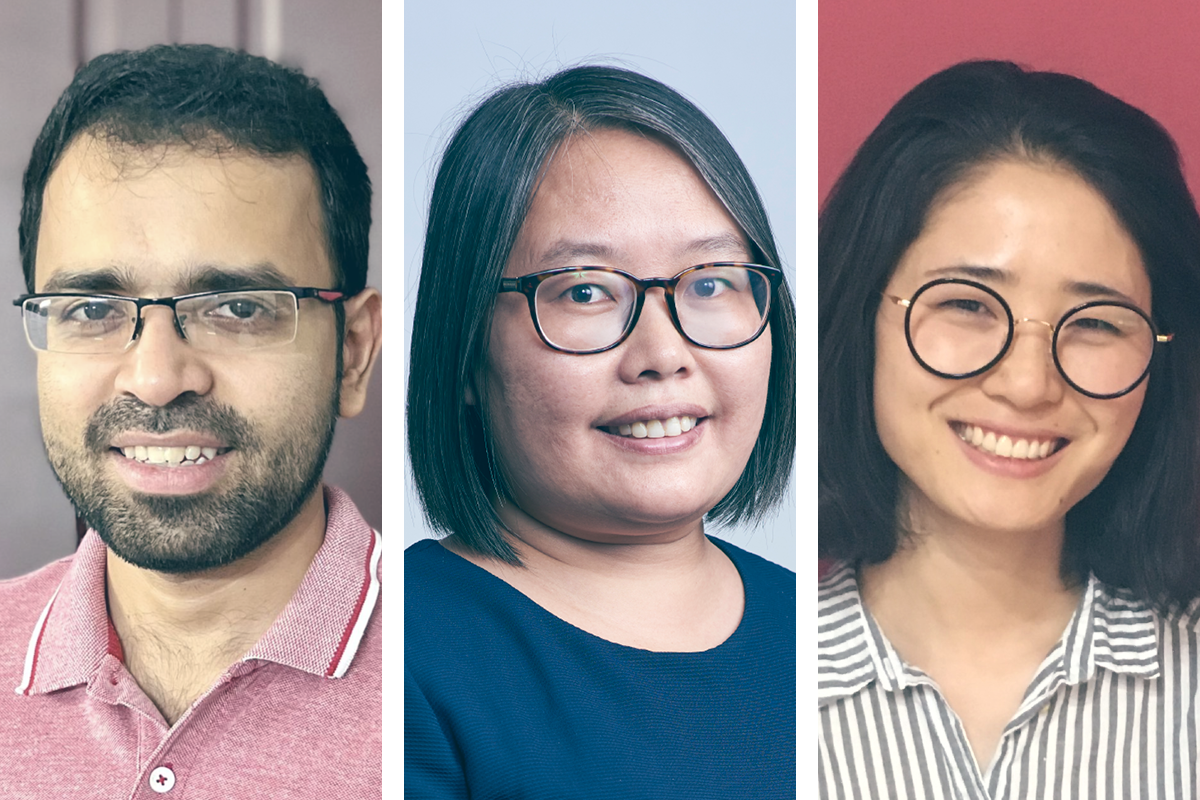 Pictures of Selva, May and Ni Wang