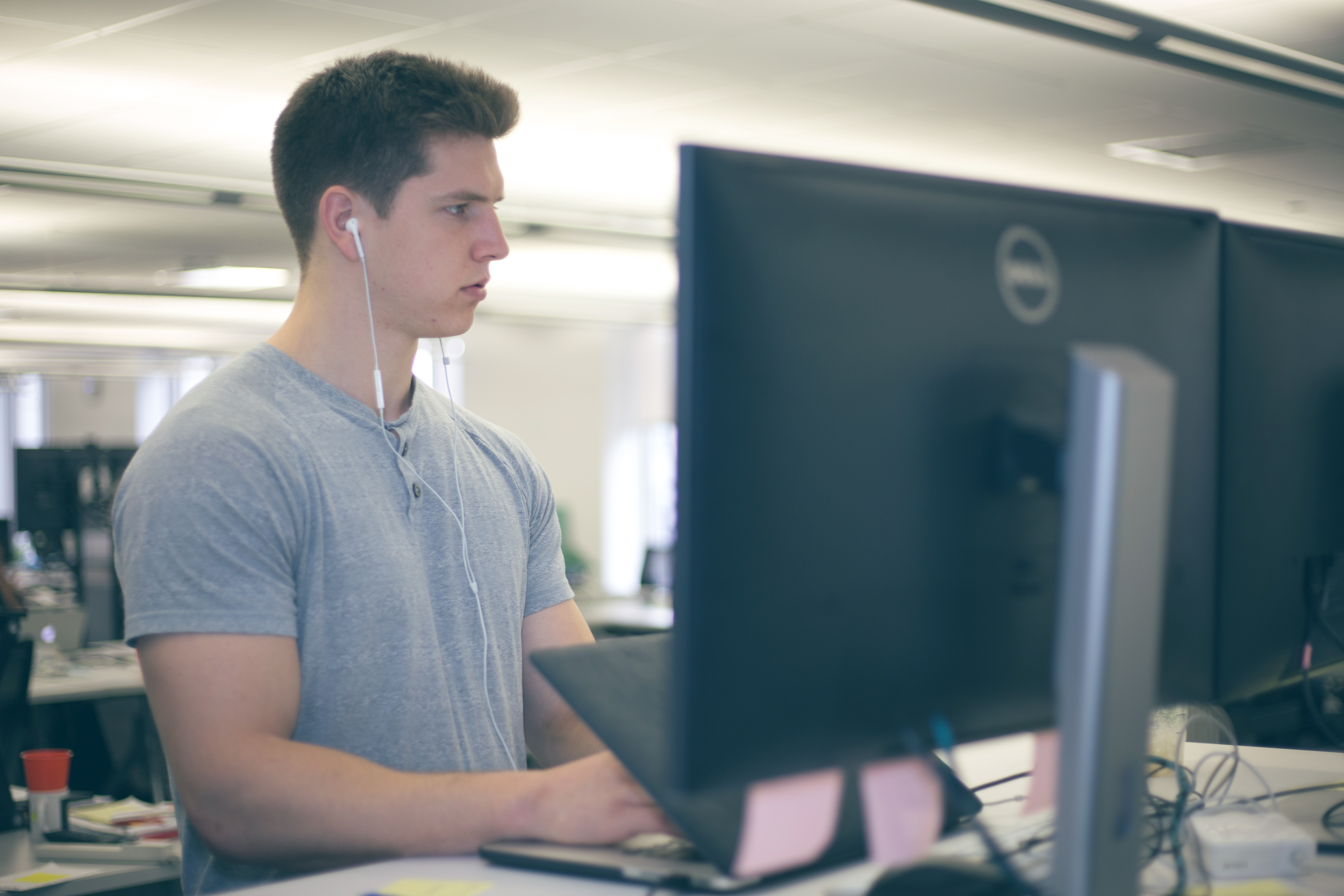 Image of Thoughtworker coding