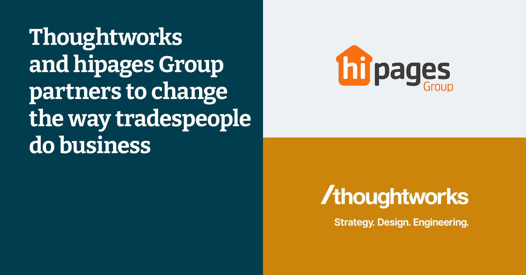 Thoughtworks and hipages Group partners to change the way tradespeople