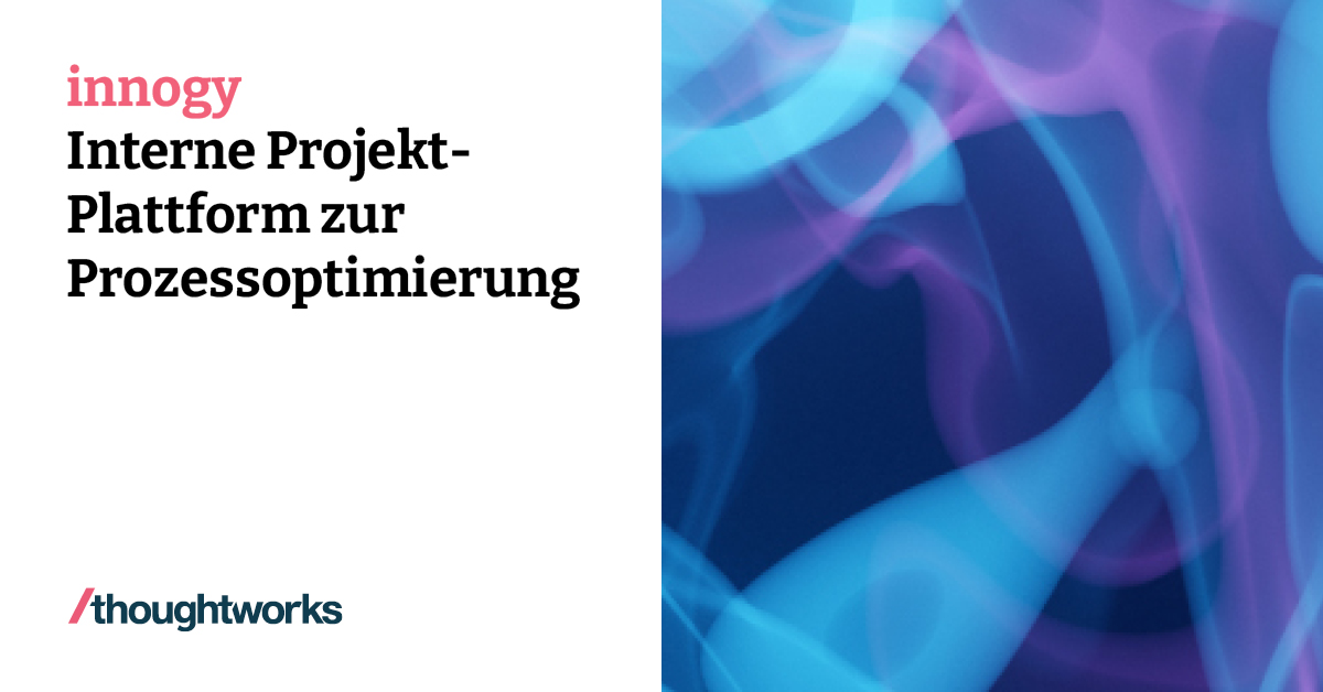 innogy: Project management platform | Thoughtworks Germany