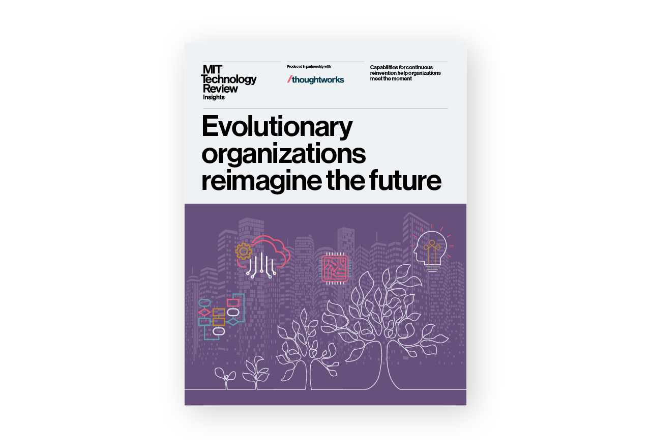 MIT Technology Review Insights report cover Image showing the MIT Technology Review Insights report cover