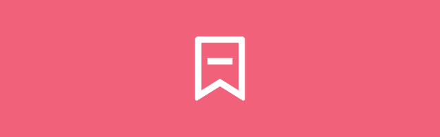 Pink box with icon