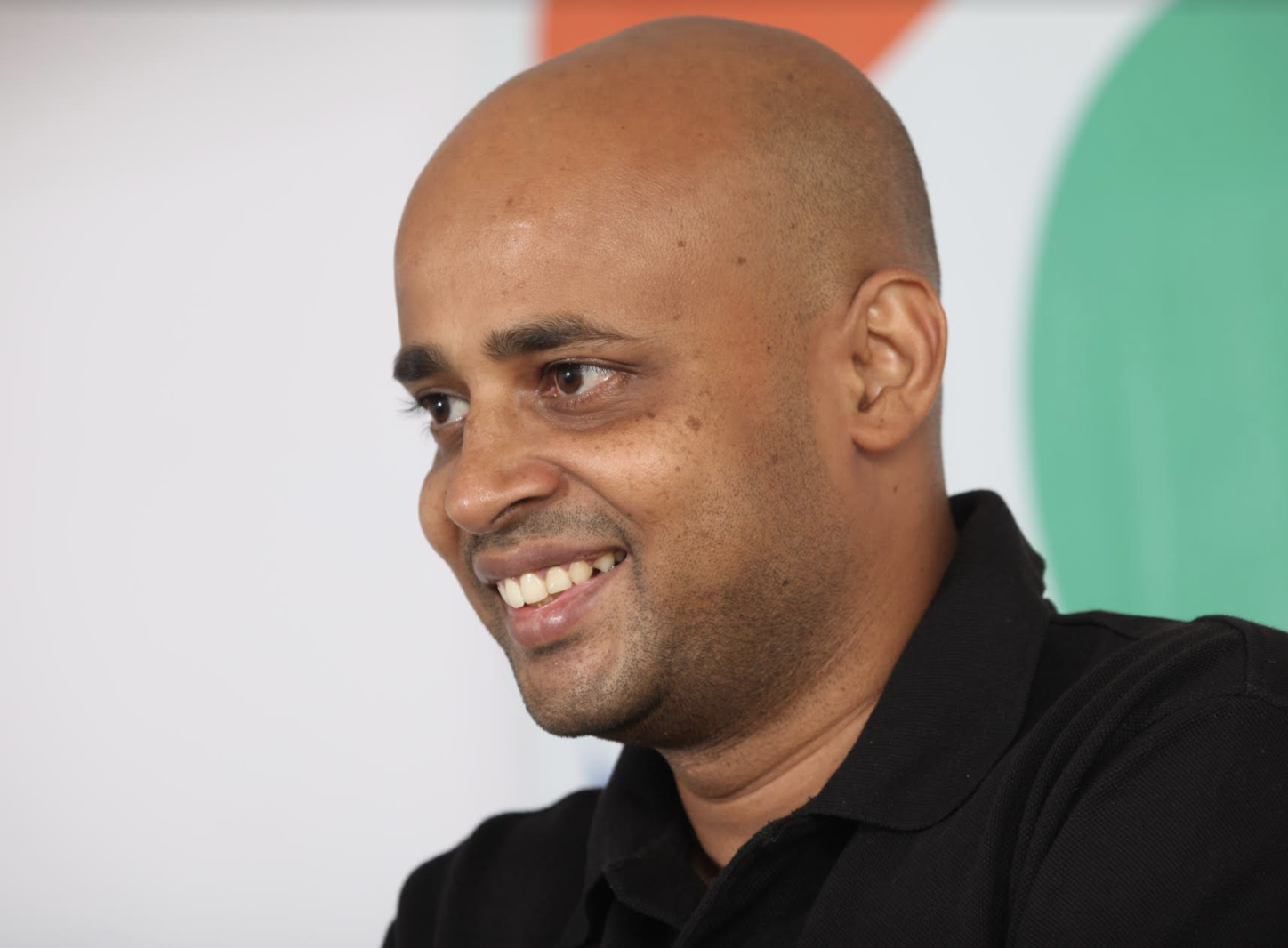 Satish Viswanathan Satish, smiling
