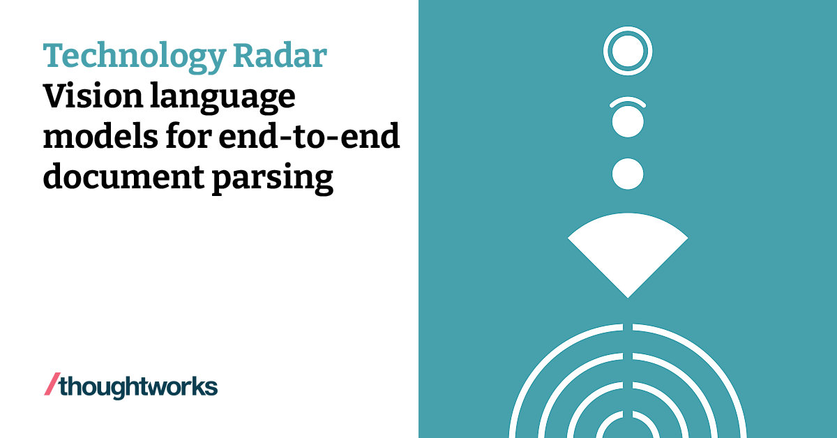 Vision language models for end-to-end document parsing | Technology ...
